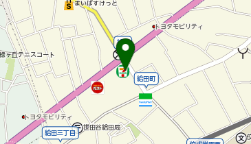 ChargeSPOT セブン-イレブン 世田谷給田3丁目店の地図画像