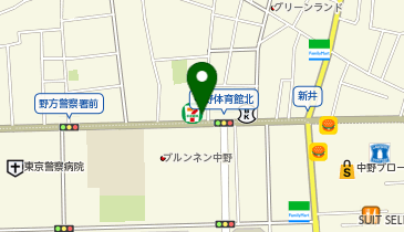 ChargeSPOT セブン-イレブン 中野新井店の地図画像