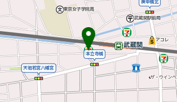 ChargeSPOT セブン-イレブン 練馬関町北2丁目店の地図画像