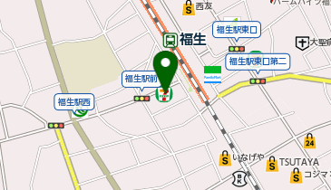 ChargeSPOT セブン-イレブン 福生西口店の地図画像