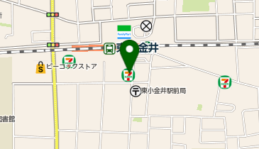 ChargeSPOT セブン-イレブン 東小金井南口店の地図画像