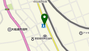 CHARGESPOT(チャージスポット)ローソン 大船渡盛町内ノ目店の地図画像