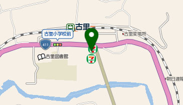 ChargeSPOT セブン-イレブン 奥多摩古里店の地図画像