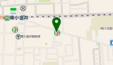 ChargeSPOT セブン-イレブン 小金井東町3丁目店の地図画像