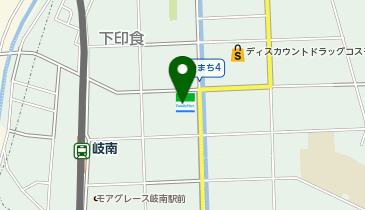 CHARGESPOT(チャージスポット)ファミリーマート 岐南町下印食店の地図画像