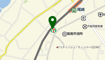 ChargeSPOT セブン-イレブン 阪南市役所前店の地図画像