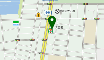ChargeSPOT セブン-イレブン 大阪小林東3丁目店の地図画像