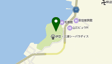 CHARGESPOT(チャージスポット)伊豆・三津シーパラダイスの地図画像