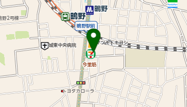 ChargeSPOT セブン-イレブン 大阪鴫野東3丁目店の地図画像