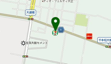 ChargeSPOT セブン-イレブン 大阪南恩加島4丁目店の地図画像