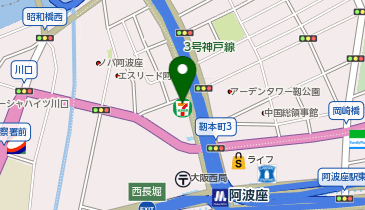 ChargeSPOT セブン-イレブン 大阪江之子島1丁目店の地図画像