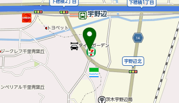 ChargeSPOT セブン-イレブン 吹田青葉丘南店の地図画像