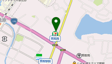 ChargeSPOT セブン-イレブン 熊取西店の地図画像