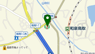 ChargeSPOT セブン-イレブン 阪南自然田店の地図画像