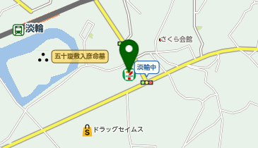ChargeSPOT セブン-イレブン 岬町淡輪中店の地図画像