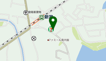 ChargeSPOT セブン-イレブン 泉南新家店の地図画像