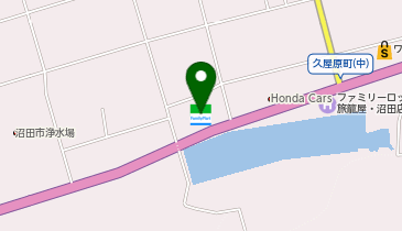 CHARGESPOT(チャージスポット)ファミリーマート 沼田久屋原町店の地図画像