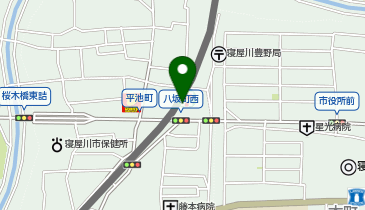 ChargeSPOT セブン-イレブン 寝屋川八坂町西店の地図画像