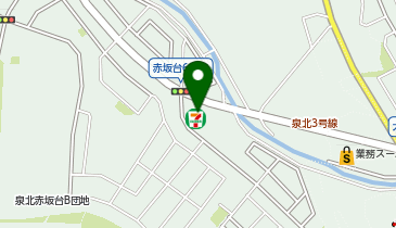 ChargeSPOT セブン-イレブン 堺赤坂台6丁店の地図画像