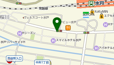 CHARGESPOT(チャージスポット)カラオケBanBan 水戸駅南口店の地図画像