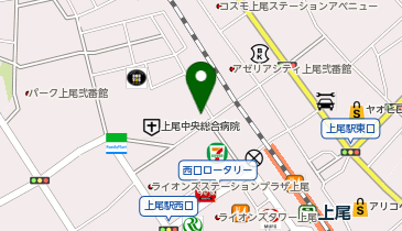 ChargeSPOT ローソン 上尾柏座一丁目店の地図画像