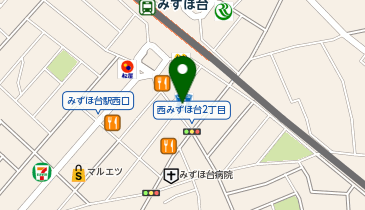 ChargeSPOT ローソン みずほ台駅西口店の地図画像