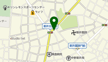 ChargeSPOT セブン-イレブン 中野新井1丁目店の地図画像