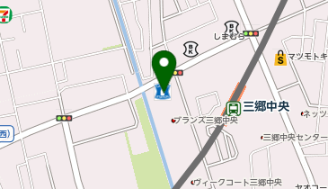 ChargeSPOT ローソン 三郷谷中店の地図画像