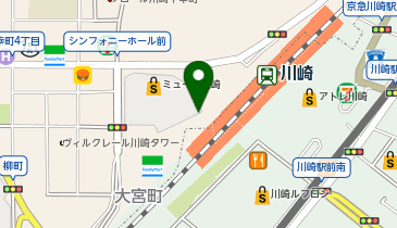 CHARGESPOT(チャージスポット)ファミリーマート JR川崎タワー店の地図画像
