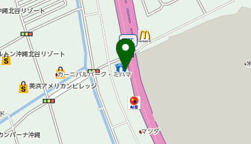ChargeSPOT ローソン 北谷美浜店の地図画像