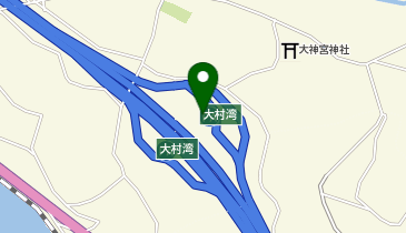 CHARGESPOT(チャージスポット)大村湾パーキングエリア(下り線)の地図画像