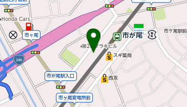 ChargeSPOT ローソン 青葉市ヶ尾店の地図画像