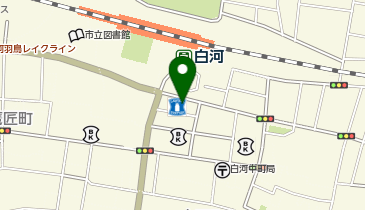 CHARGESPOT(チャージスポット)ローソン 白河駅前大手町店の地図画像