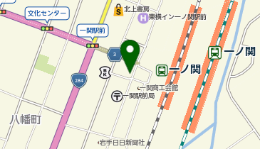 CHARGESPOT(チャージスポット)千年の宴 一ノ関西口駅前店(ホルモン)の地図画像