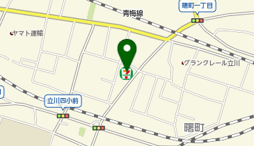 CHARGESPOT(チャージスポット)セブン-イレブン 立川富士見町店の地図画像