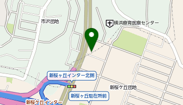 ChargeSPOT セブン-イレブン 横浜新桜ケ丘2丁目店の地図画像