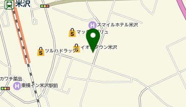 CHARGESPOT(チャージスポット)ワールドプラスジム 米沢店の地図画像