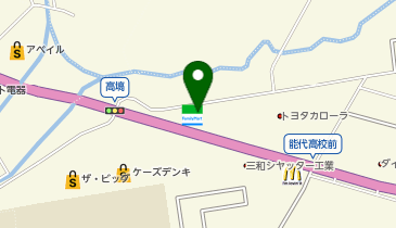 CHARGESPOT(チャージスポット)ファミリーマート 能代高塙店の地図画像