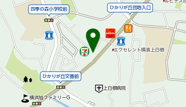 ChargeSPOT セブン-イレブン 横浜上白根町店の地図画像
