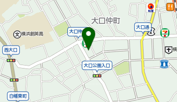 CHARGESPOT(チャージスポット)セブン-イレブン 横浜大口仲町店の地図画像
