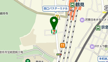 ChargeSPOT セブン-イレブン 横浜鶴見大学前店の地図画像
