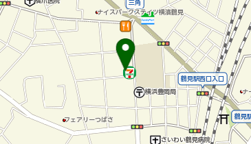 ChargeSPOT セブン-イレブン 横浜鶴見豊岡町店の地図画像