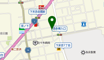 ChargeSPOT セブン-イレブン 横浜下末吉1丁目店の地図画像