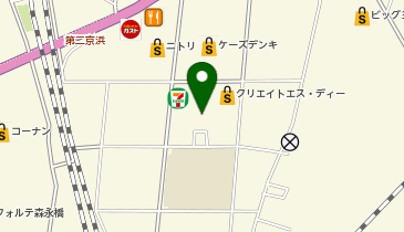 ChargeSPOT セブン-イレブン 横浜元宮1丁目店の地図画像