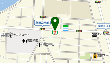 ChargeSPOT セブン-イレブン 横浜鶴見向井町3丁目店の地図画像
