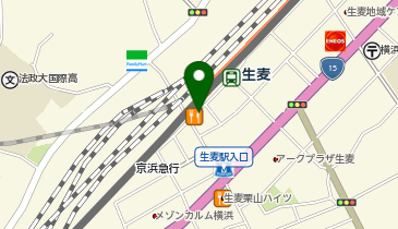 ChargeSPOT セブン-イレブン 横浜京急生麦駅前店の地図画像