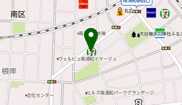 ChargeSPOT セブン-イレブン 南浦和文化通り店の地図画像