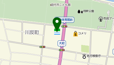 CHARGESPOT(チャージスポット)ファミリーマート 能代大町店の地図画像