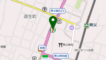 ChargeSPOT セブン-イレブン 秩父宮側町店の地図画像