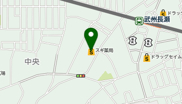 CHARGESPOT(チャージスポット)スギ薬局 毛呂山店の地図画像